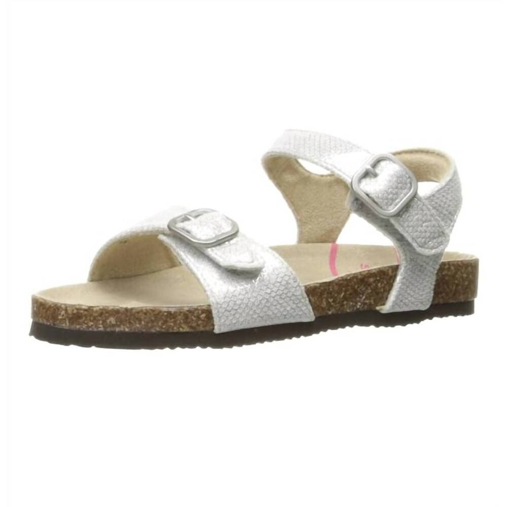 NEW STRIDE RITE big girls zuly sandal in silver